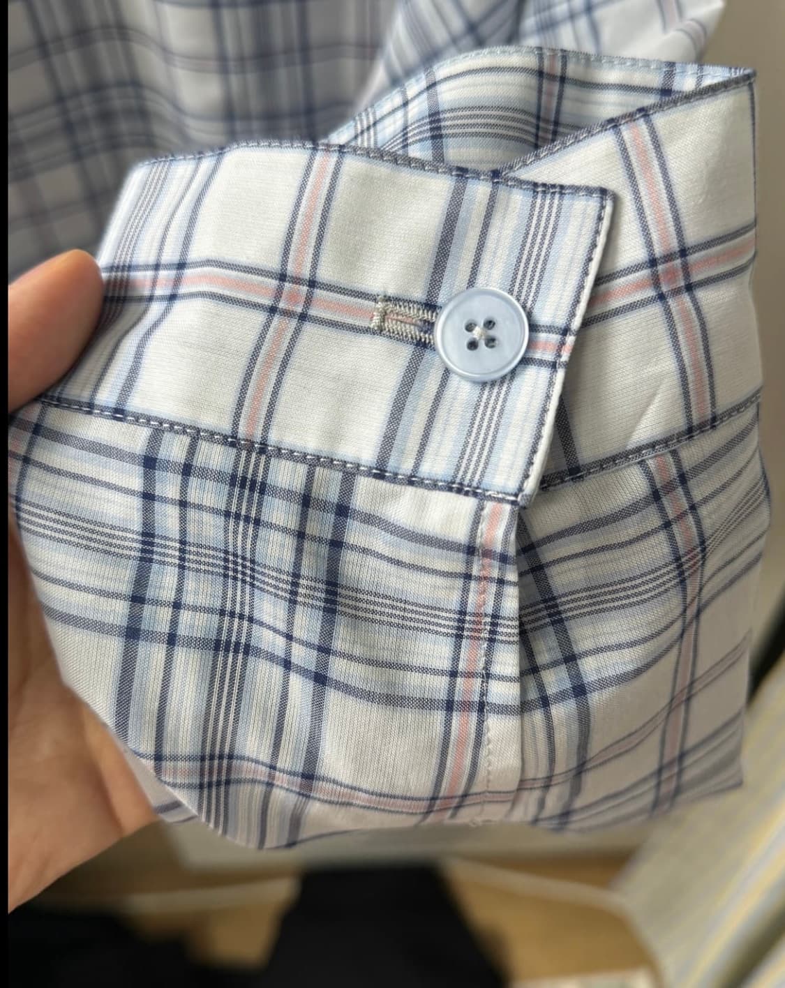 [2] 999휴머니티 체크 셔츠 자켓 셔켓 샘플 상품 상품이미지5