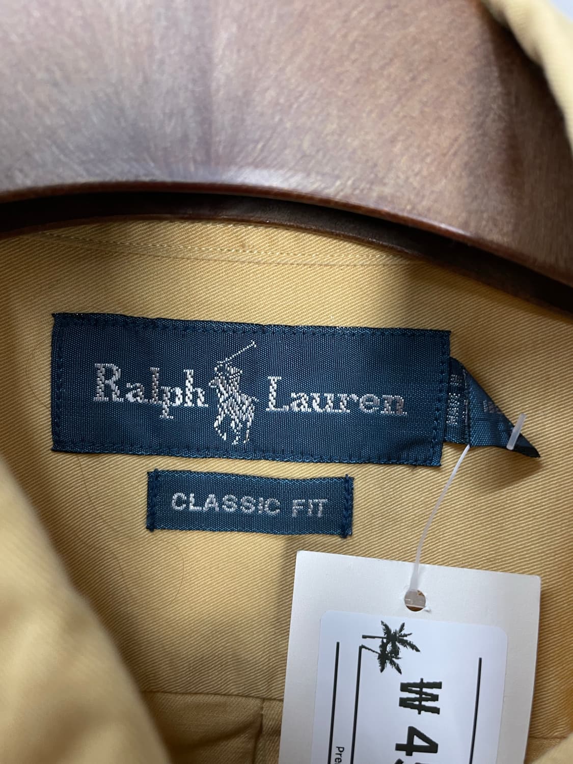 폴로 랄프로렌 옐로우 반팔 셔츠 H1491 상품이미지5