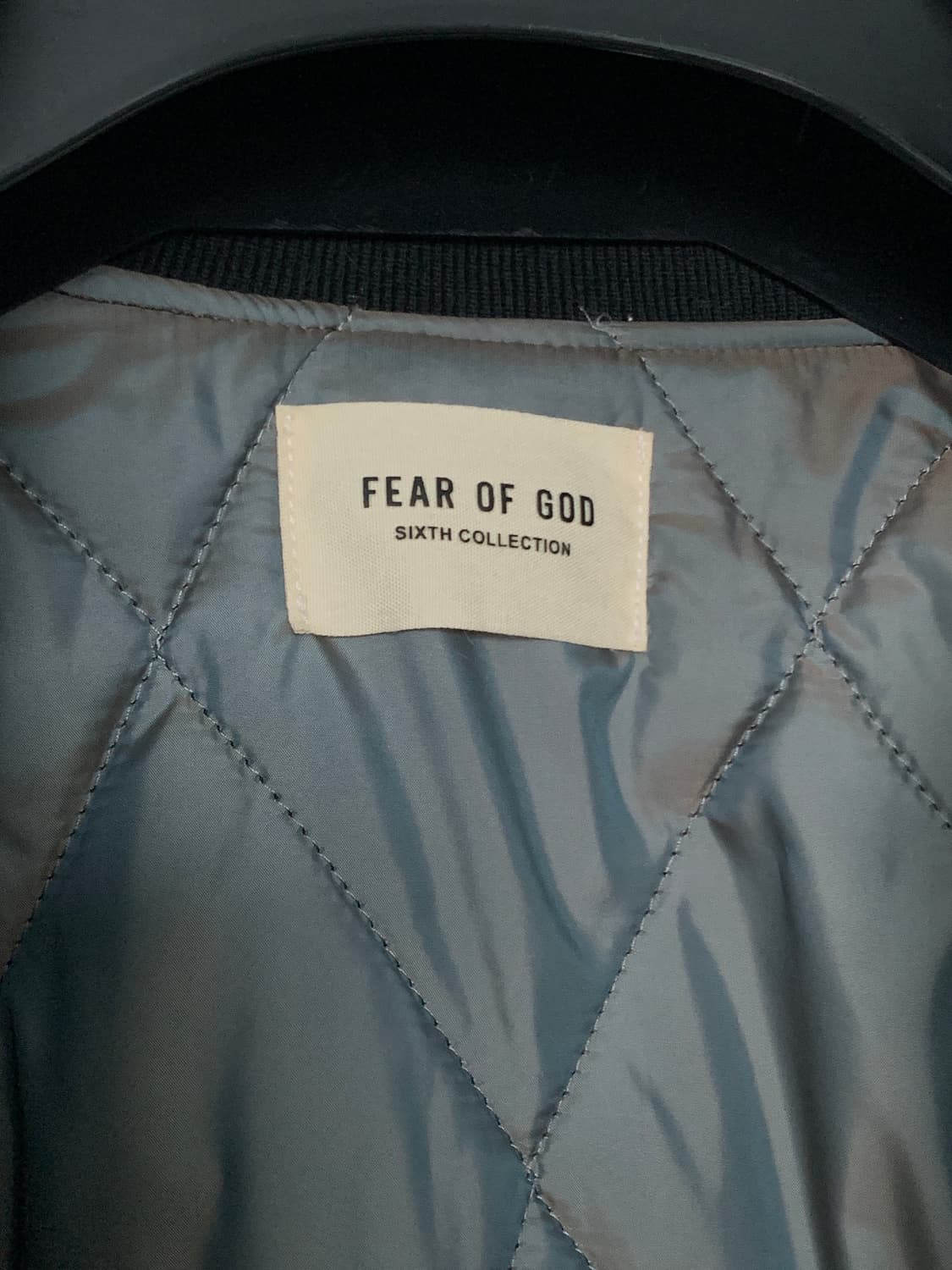 [L] 피어오브갓 6th 봄버 자켓 블랙 상품이미지5