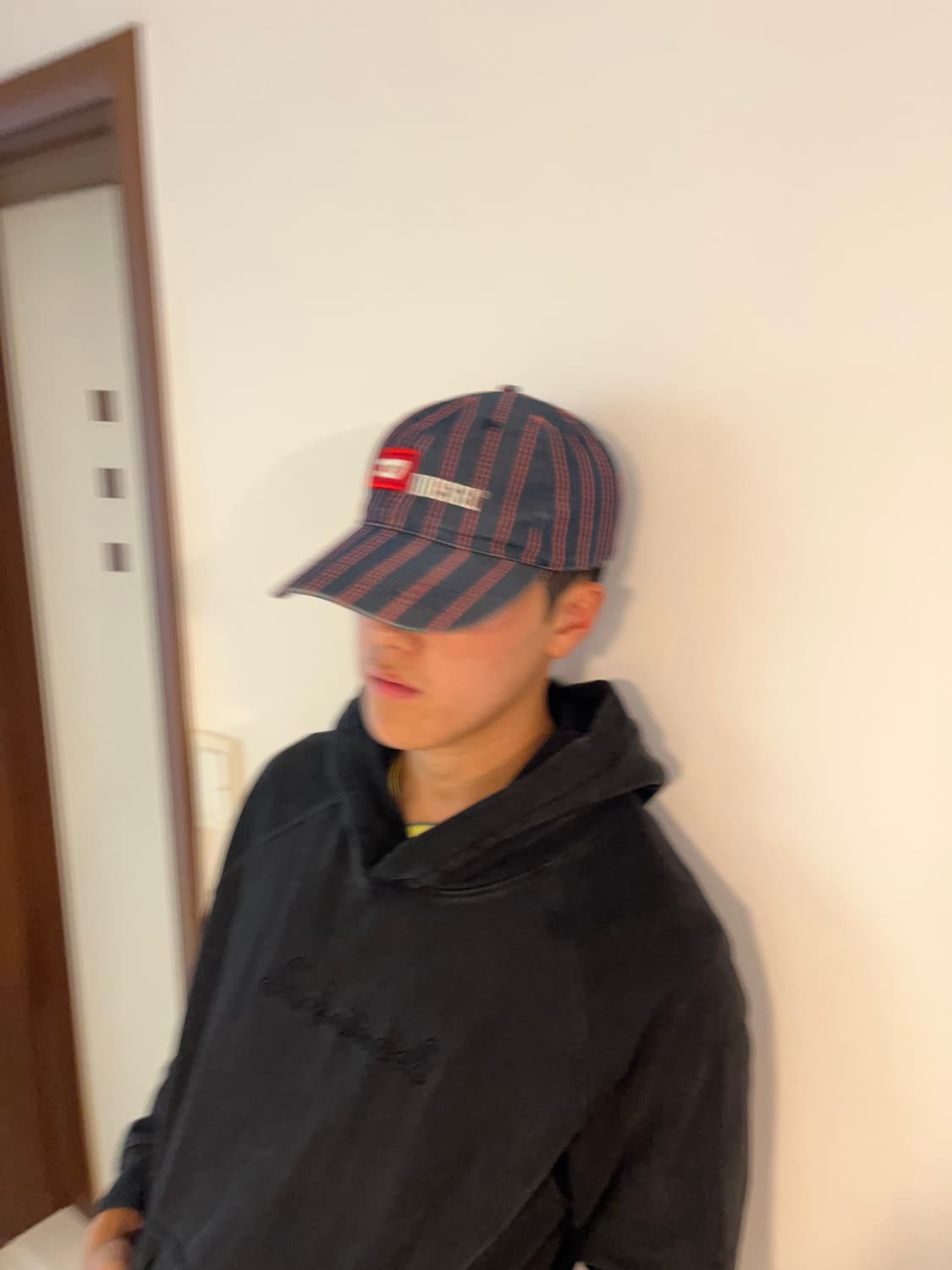 디젤 빈티지 스트라이프 볼캡입니다. 상품이미지4