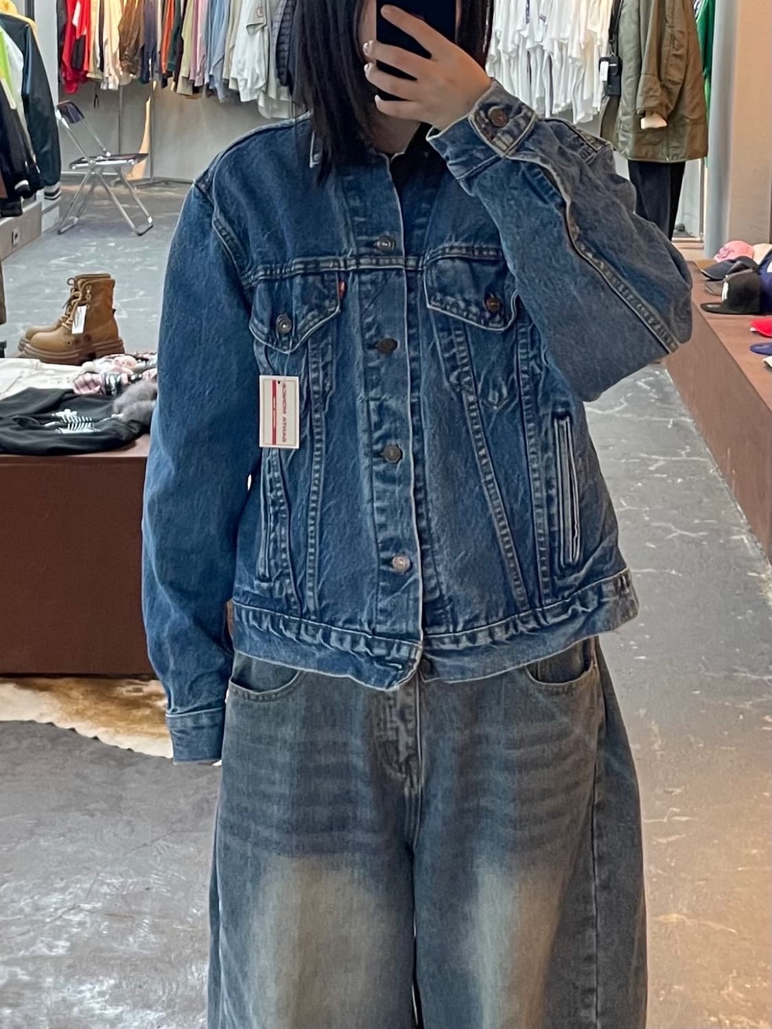 리바이스 커스텀 데님 트러커 자켓 H1673 상품이미지1