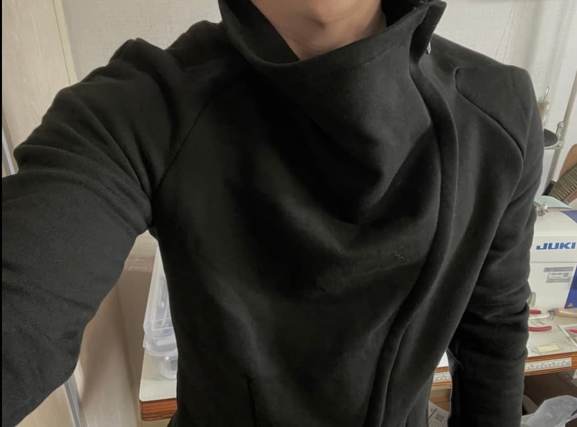 Bias Zipper Sweat Jacket 상품이미지5