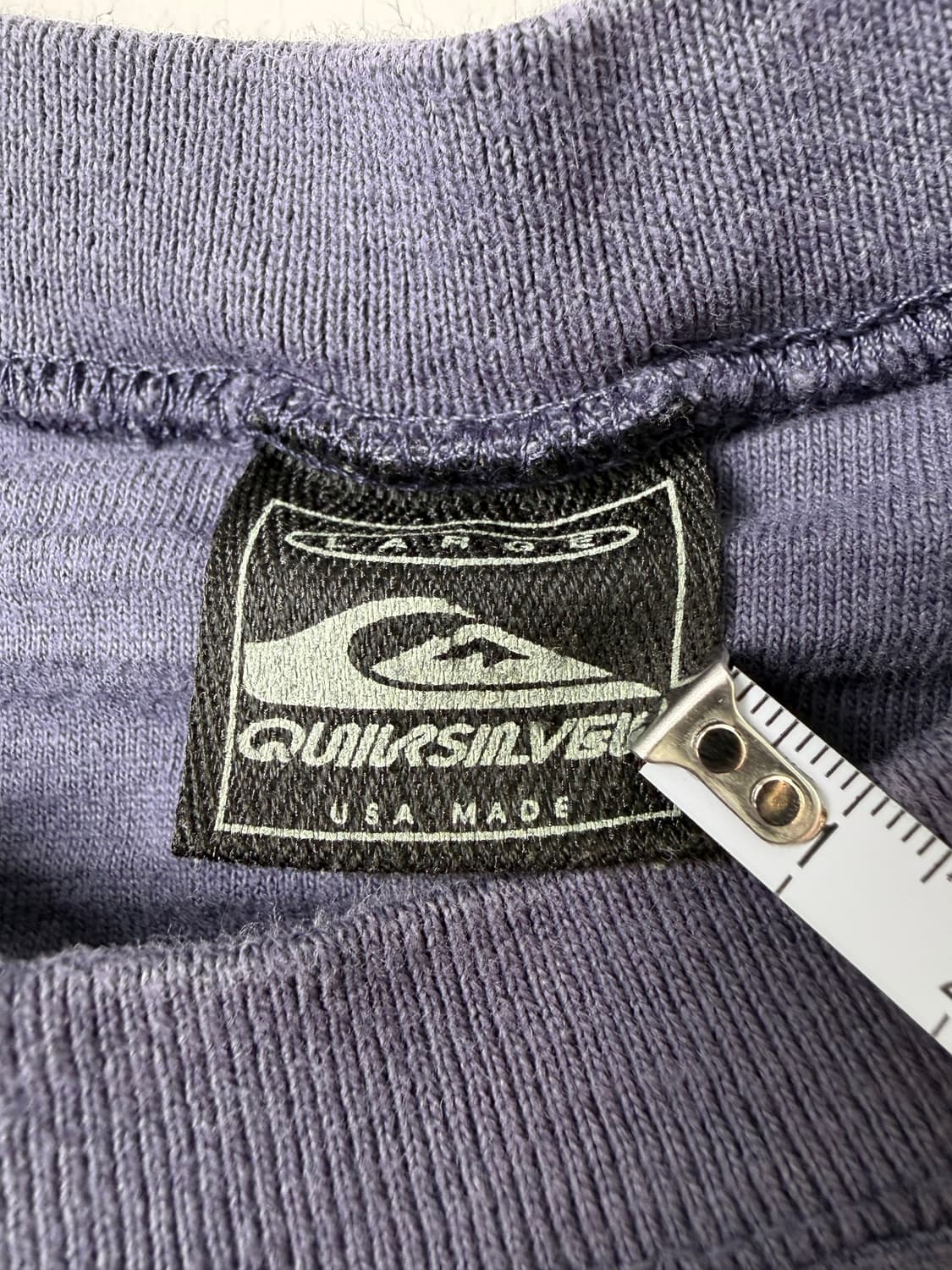 00s Quiksilver Striped Tee (faded violet 상품이미지3