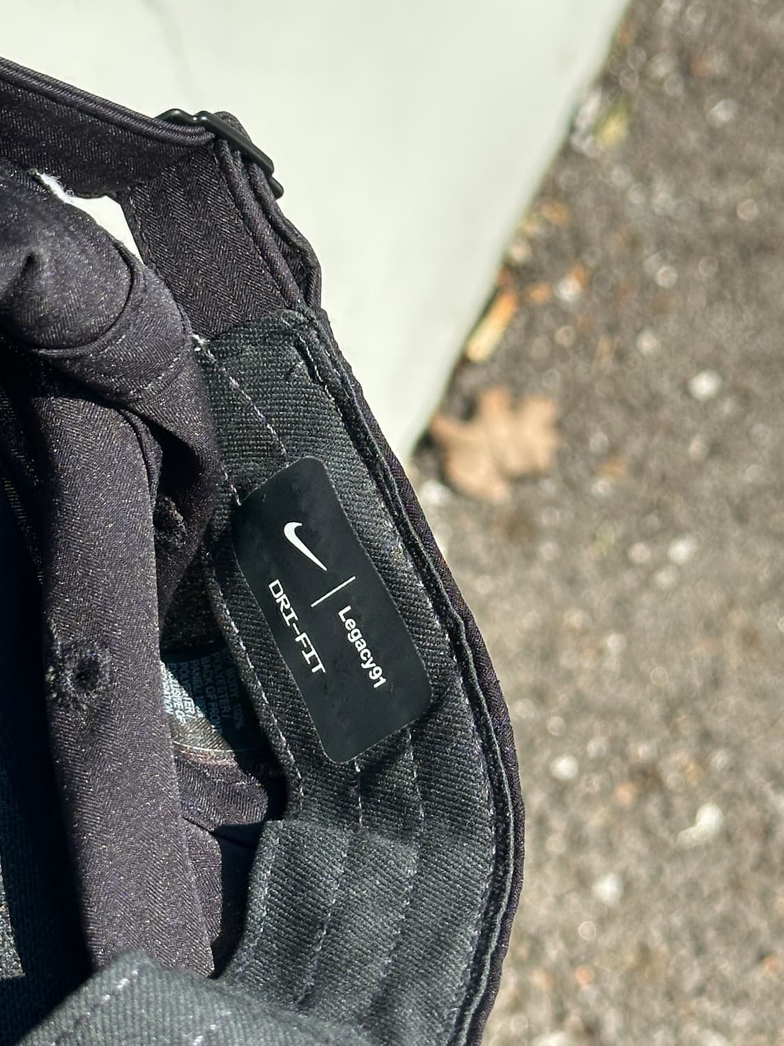 [F] 나이키 로고 우븐 블랙 볼캡 모자 상품이미지7