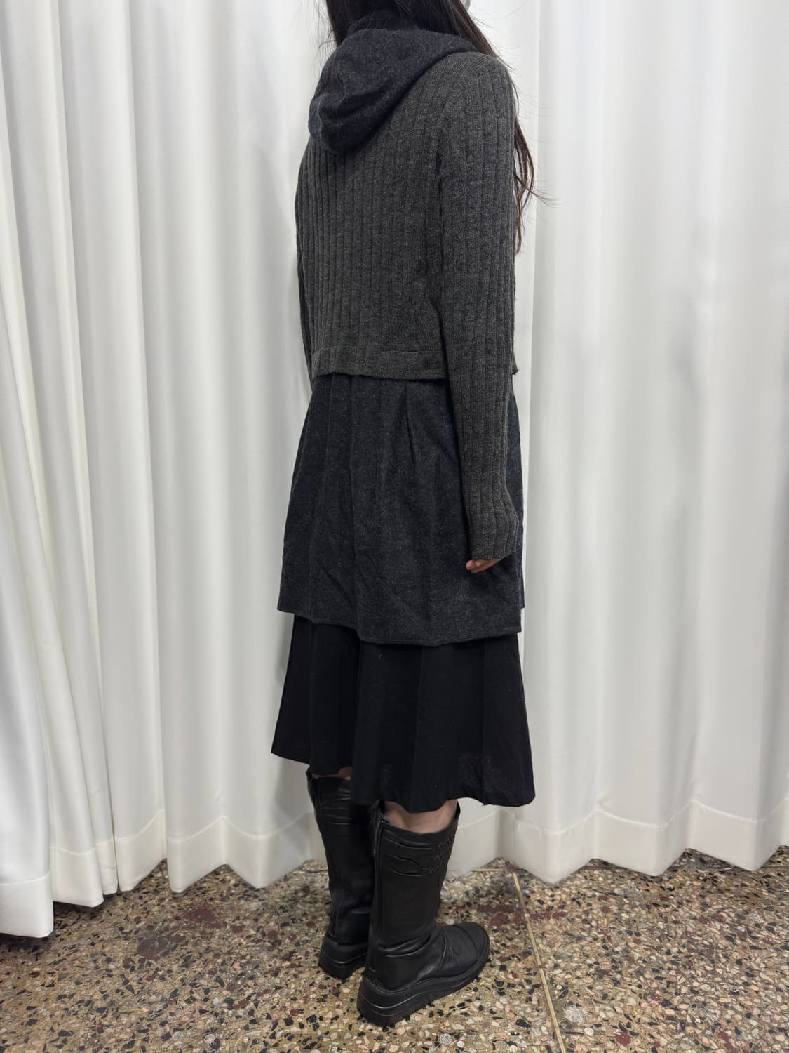 vivi age design duffle cardigan 상품이미지7