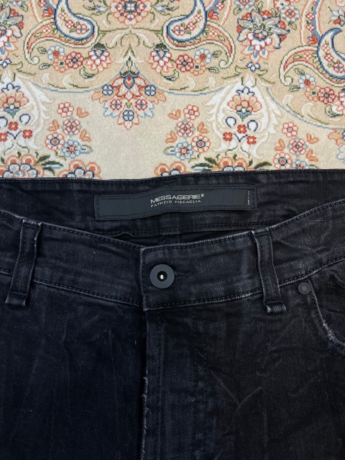 메사제리에 스터드 데님팬츠 상품이미지5