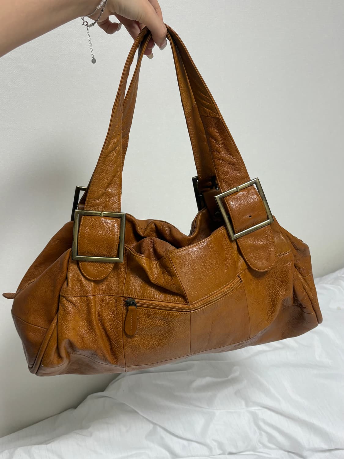 빈티지 레더 숄더백 상품이미지4