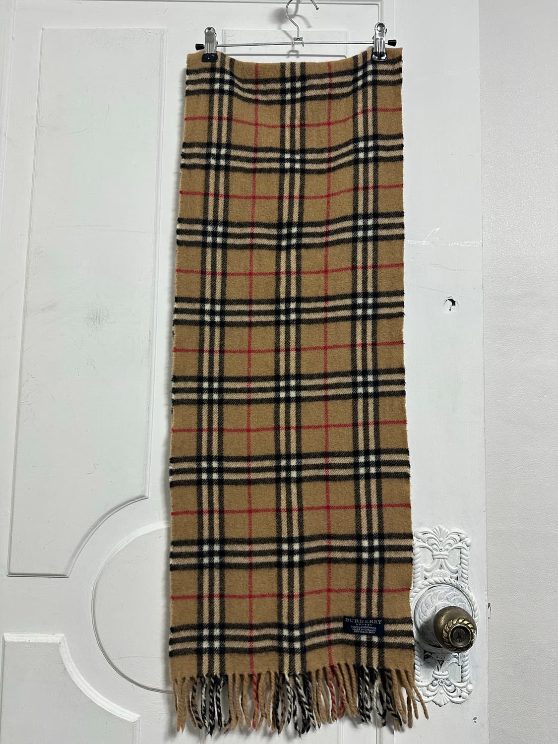 버버리 램스울 체크 머플러 상품이미지1