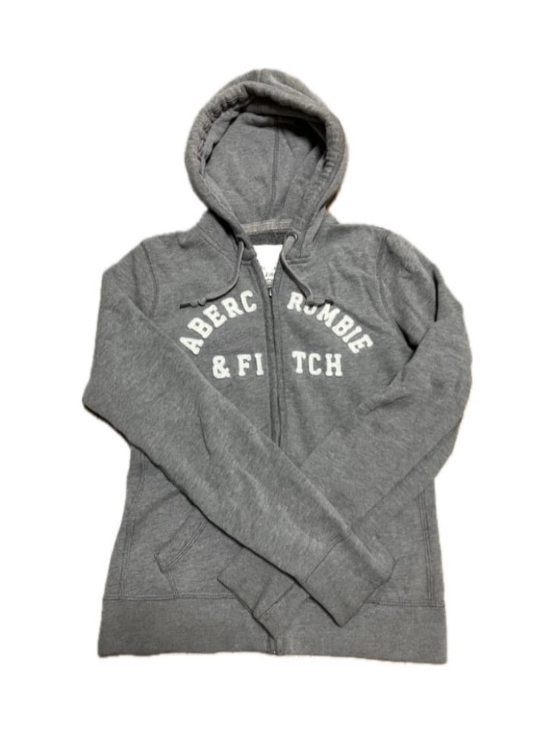 아베크롬비 슬림핏 로고 후드 집업 상품이미지1