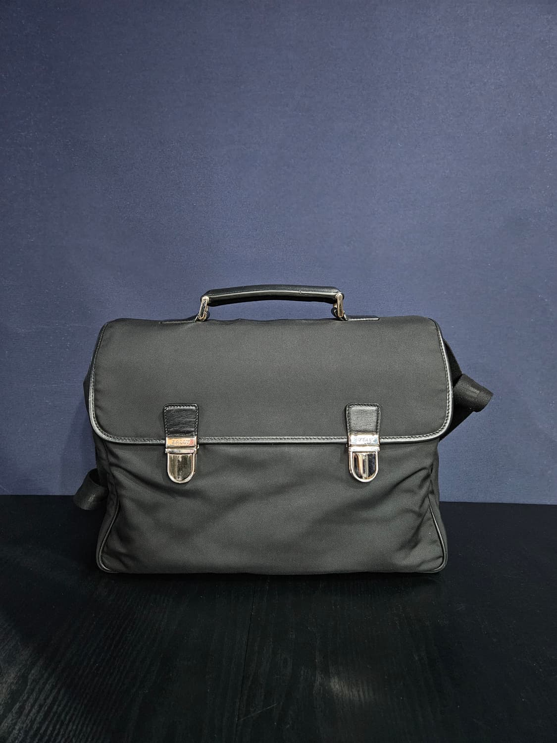 발리 페브릭 블랙 남성 서류가방 크로스백  상품이미지1