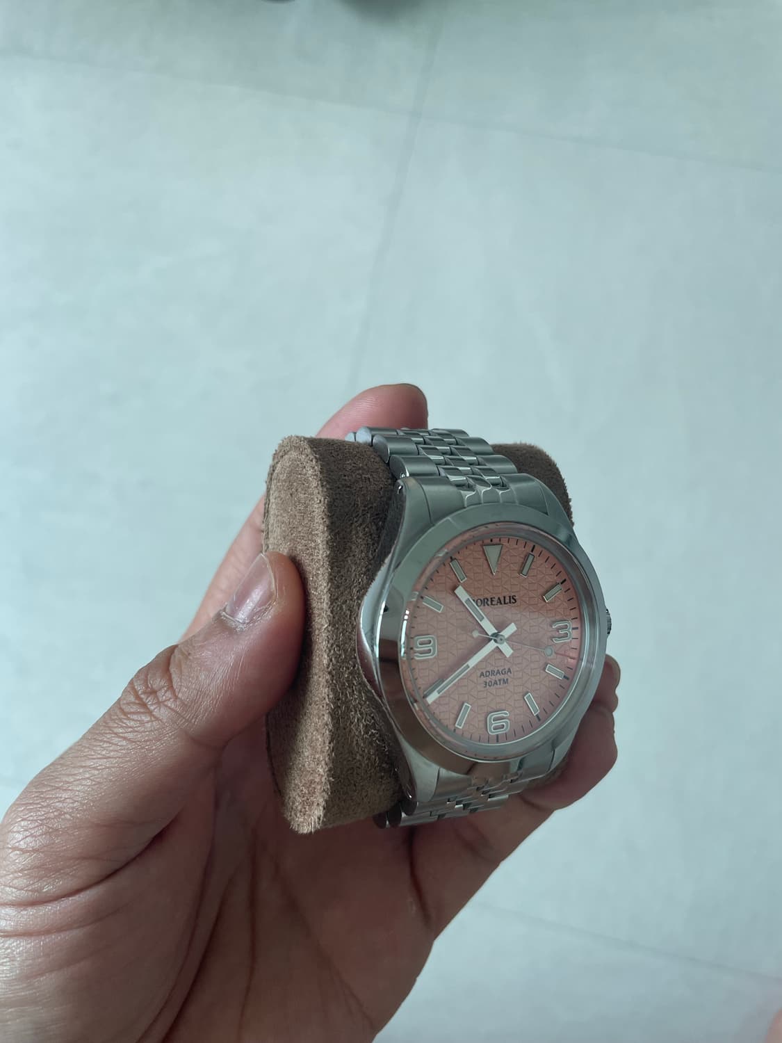 (한정판) 보레알리스 아드라가 살몬 연어색 39mm 상품이미지2