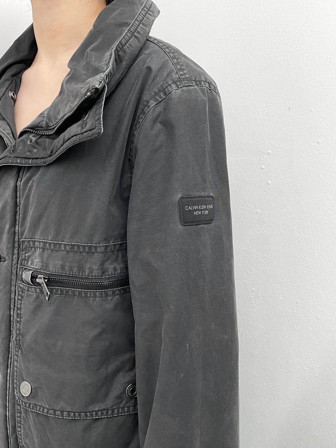 ck 버튼 포켓 디테일 자켓  상품이미지5