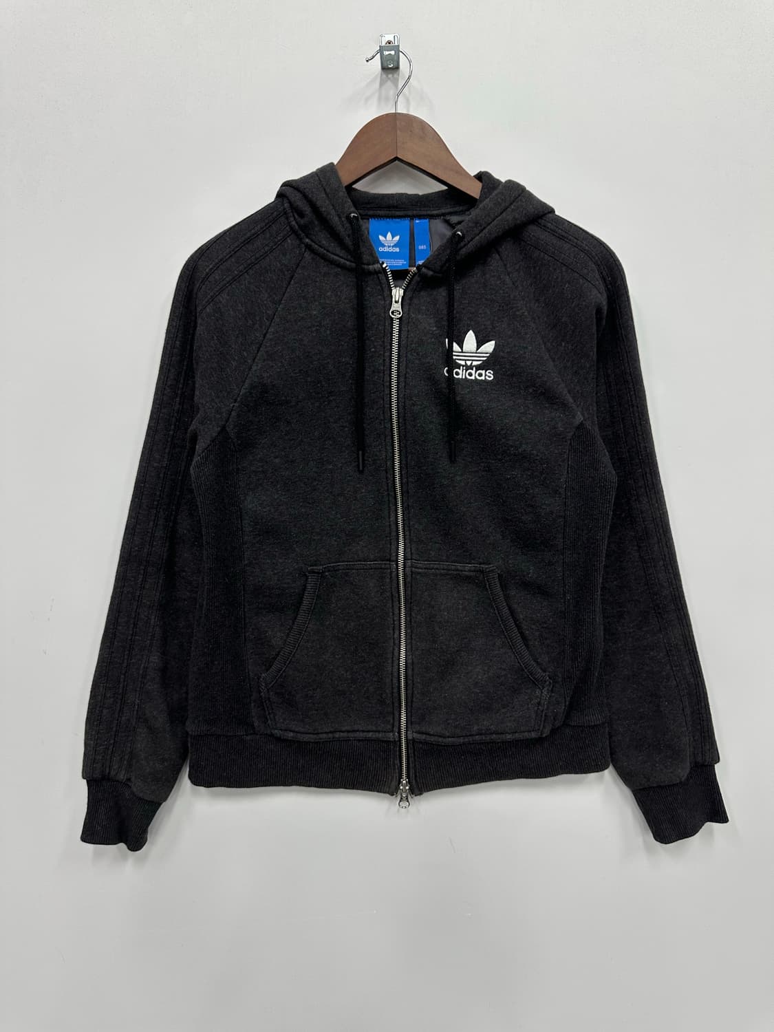 아디다스 차콜 후드집업  상품이미지1