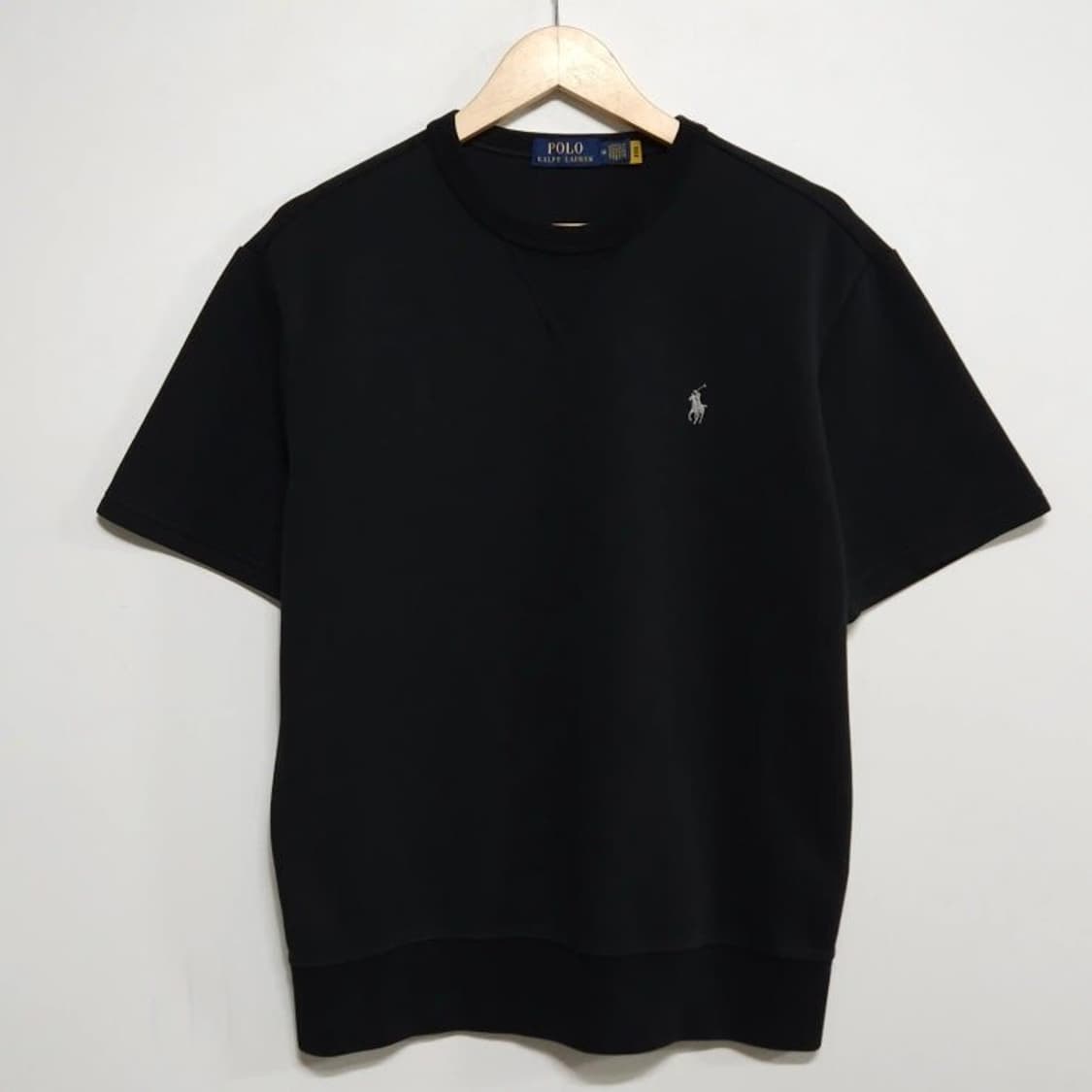 100 POLO 폴로 랄프로렌 반팔 스웻셔츠 블랙 상품이미지1