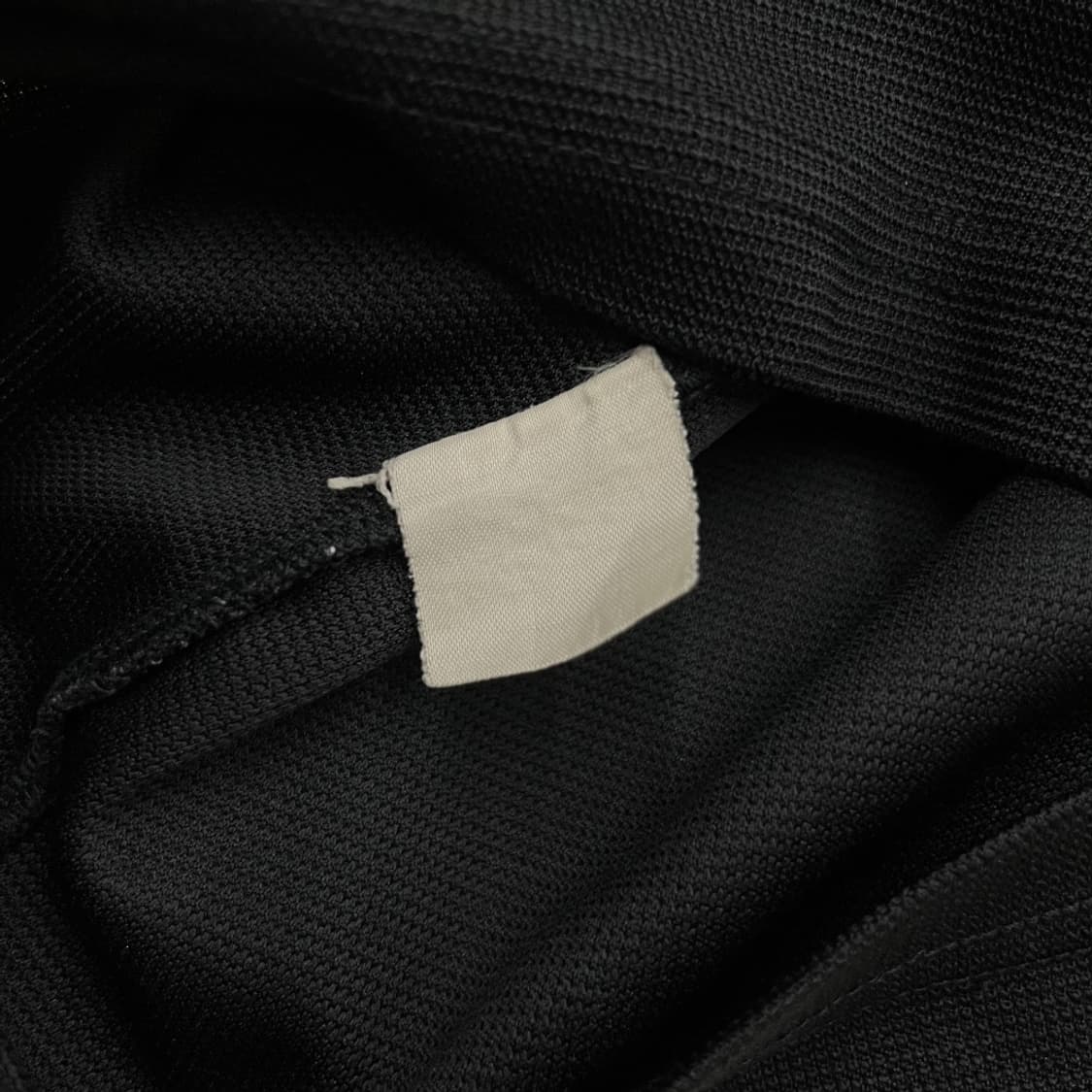 90s 아디다스 옐로우 배색 블랙 빈티지 하프 셔츠 상품이미지5