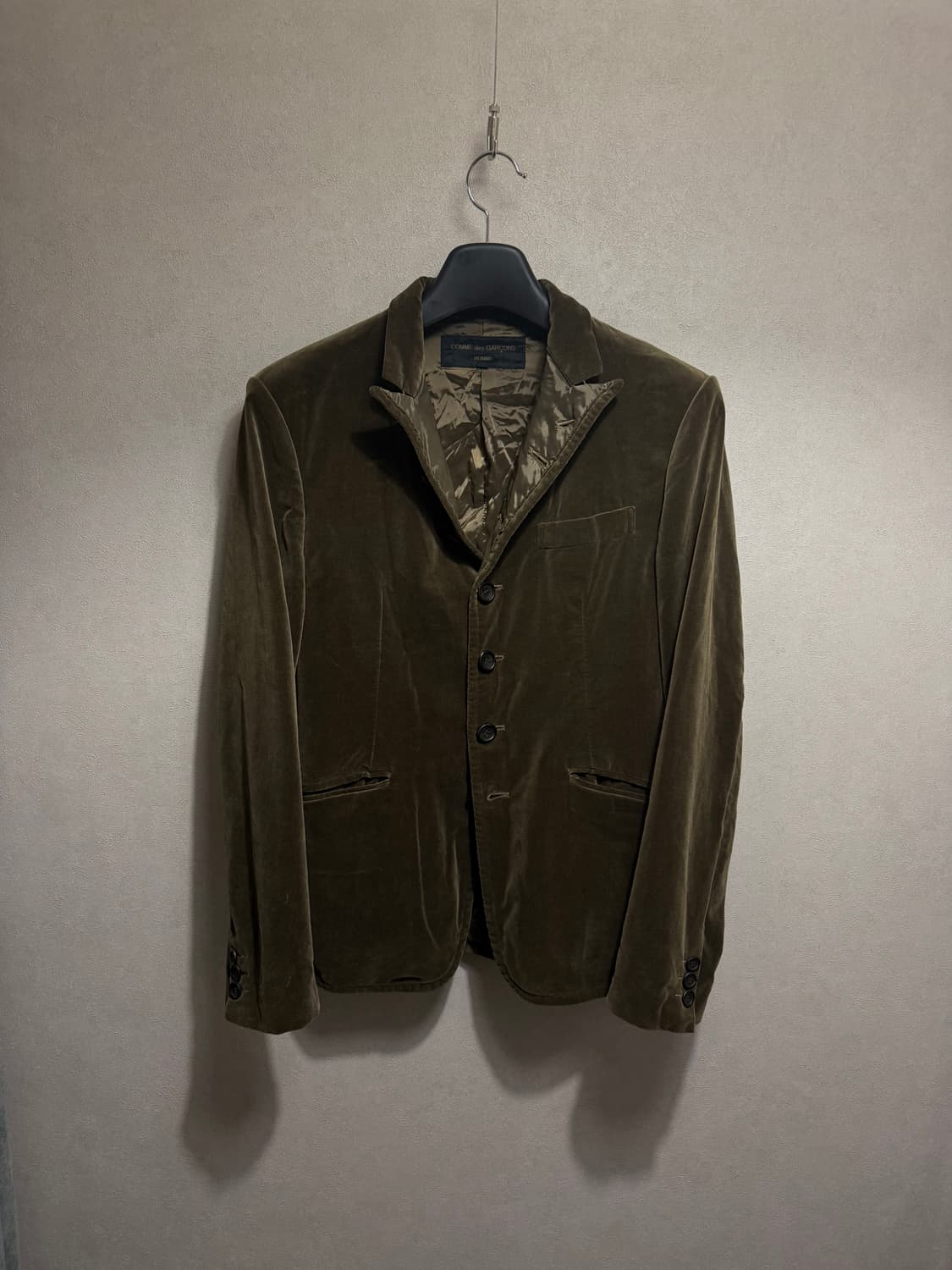 Comme des Garcons Homme Velvet Jacket 상품이미지3