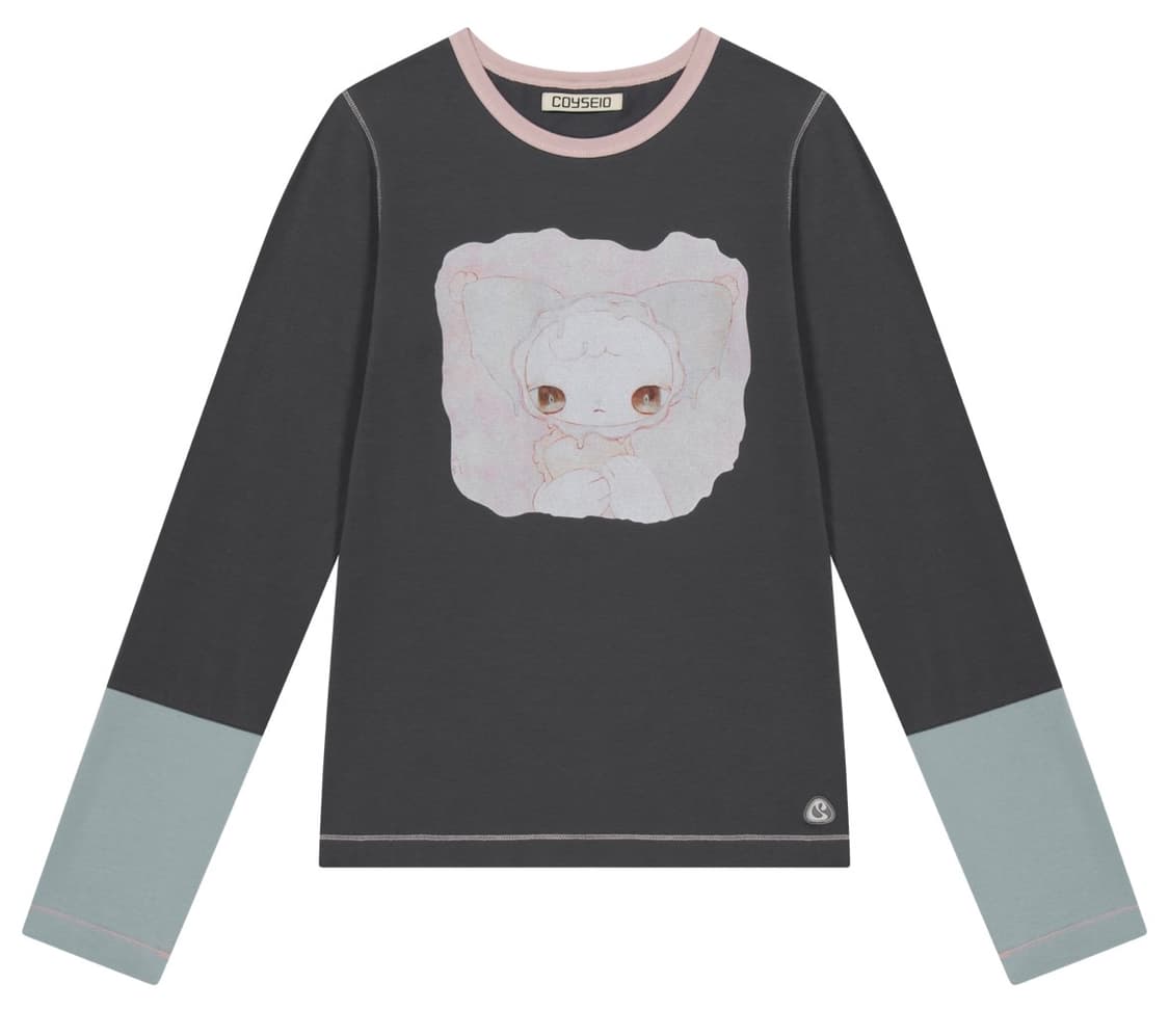 BLUSH LONGSLEEVES CHARCOAL 상품이미지1