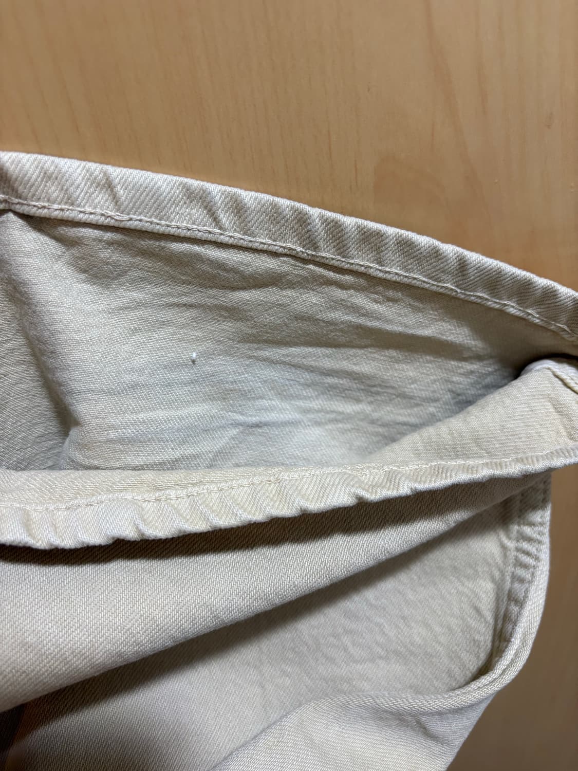 Saks potts 삭스파츠 salma denim beige S size 상품이미지9