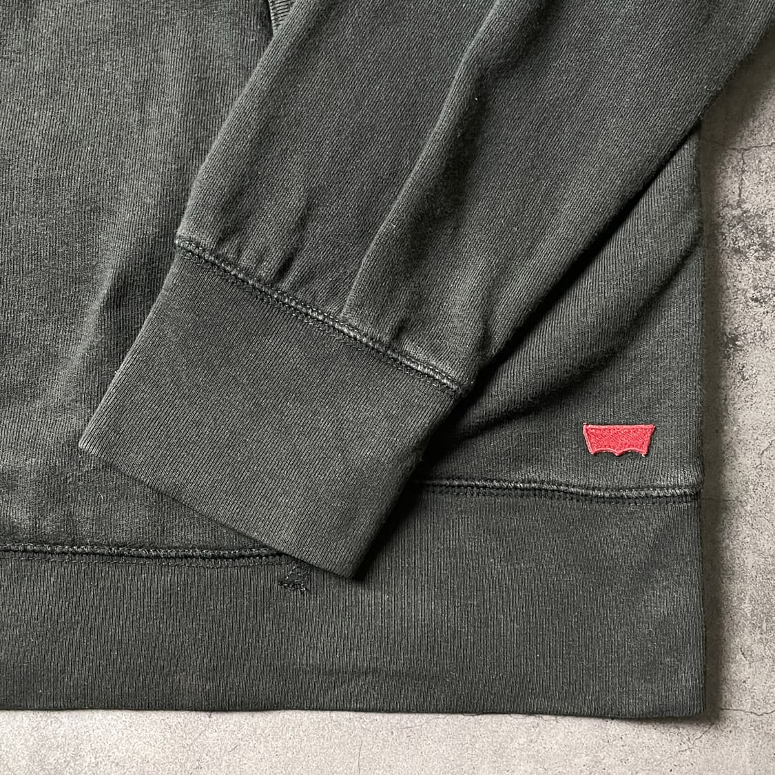 LEVI'S 리바이스 빈티지 블랙 롱슬리브 후드티 A00458 상품이미지5