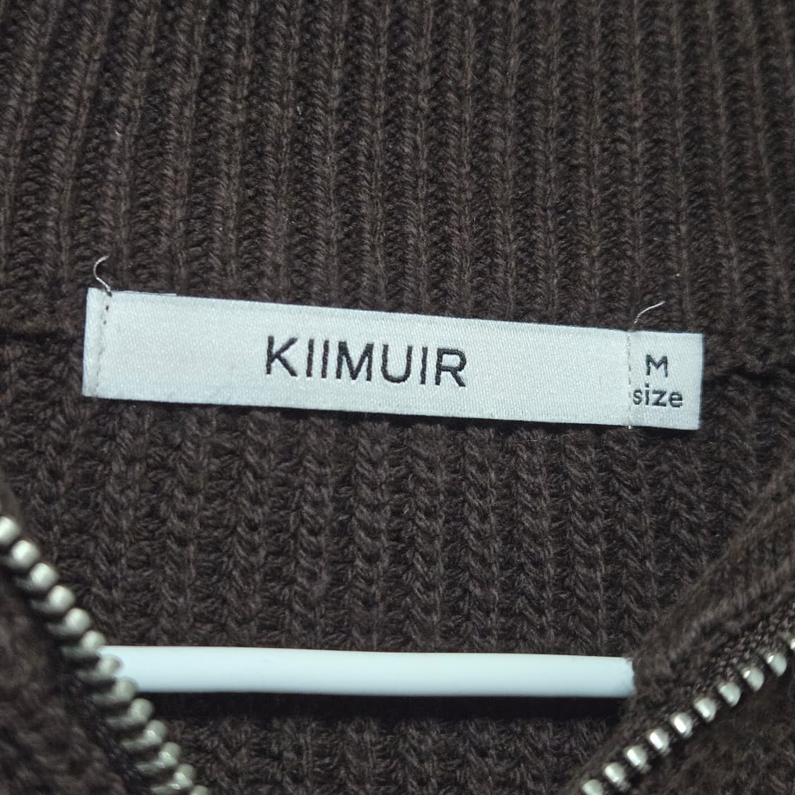 키뮤어 브라운 하프집업 니트 / 남성 니트/ 남자 니트  상품이미지2