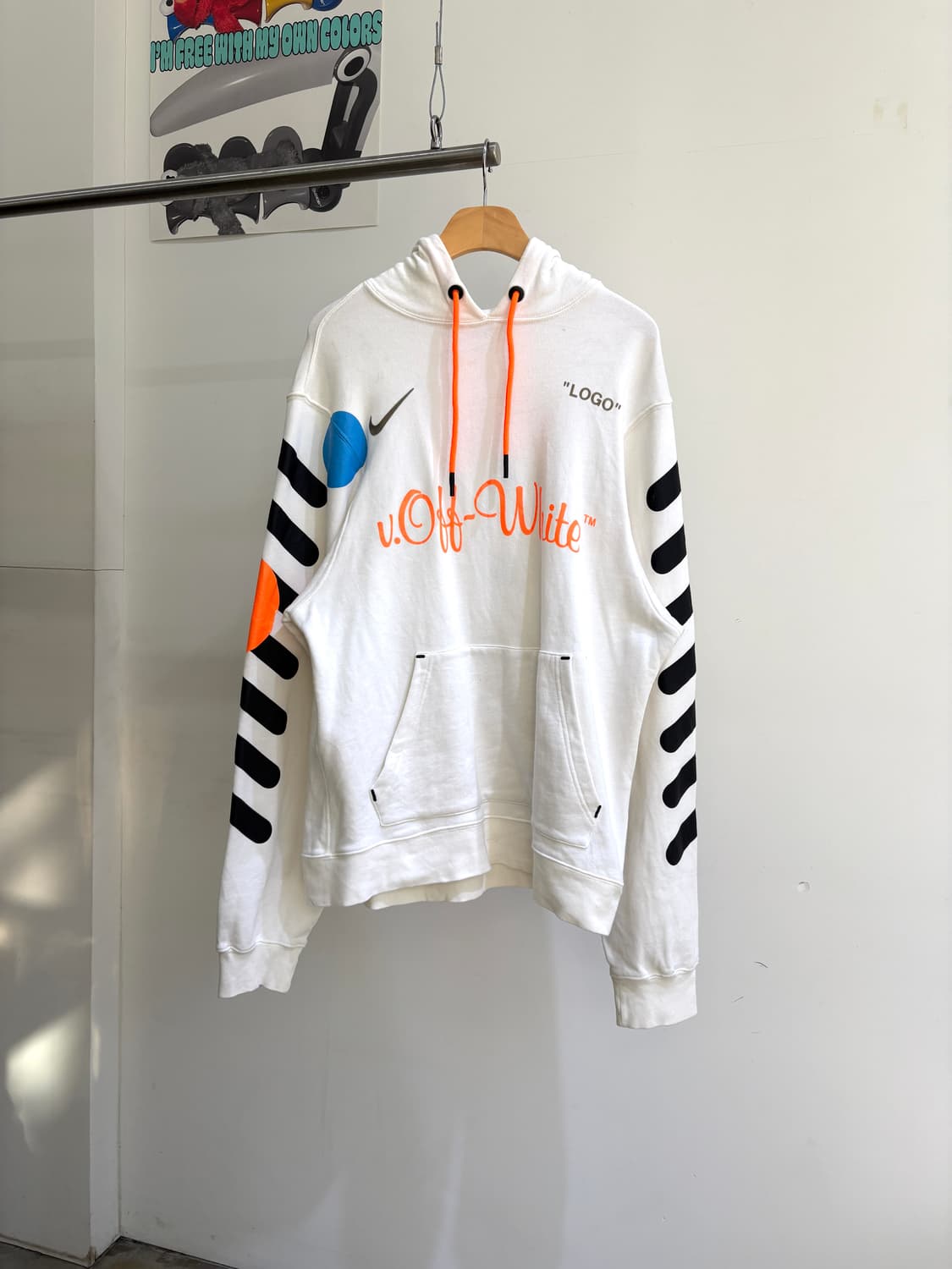 NIKE X OFF WHITE 후드티셔츠 상품이미지1