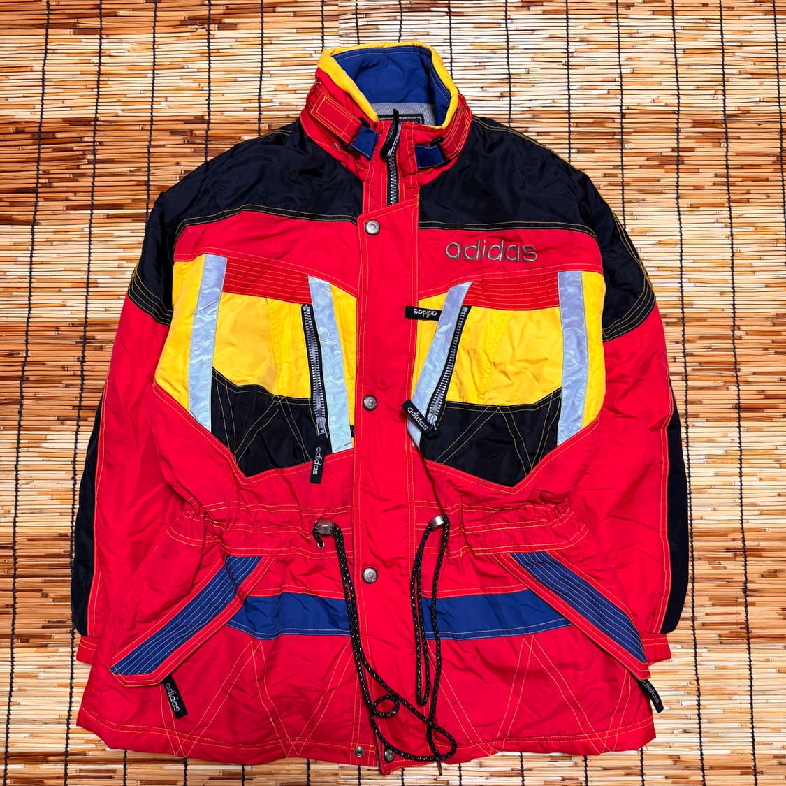 90s 아디다스 멀티컬러 건담 스키 자켓 XL 상품이미지1