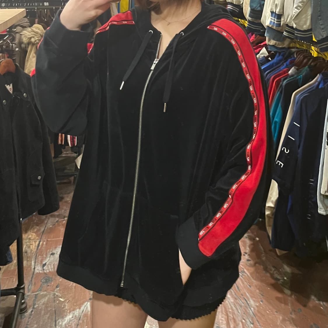 [HI] 타미힐피거 집업 블랙 상품이미지4