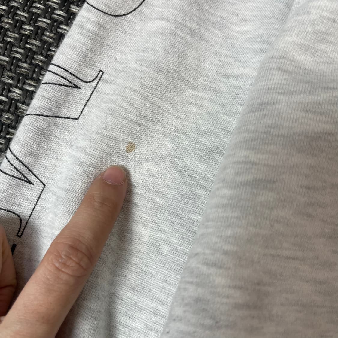 인터크루 사이드 레터링 그레이 후드 105 상품이미지6