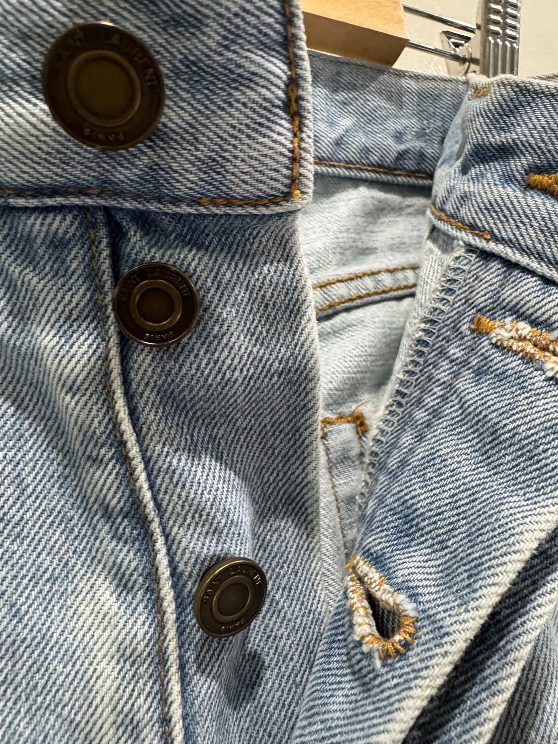 생로랑 데님 33 찢청 정품 상품이미지5