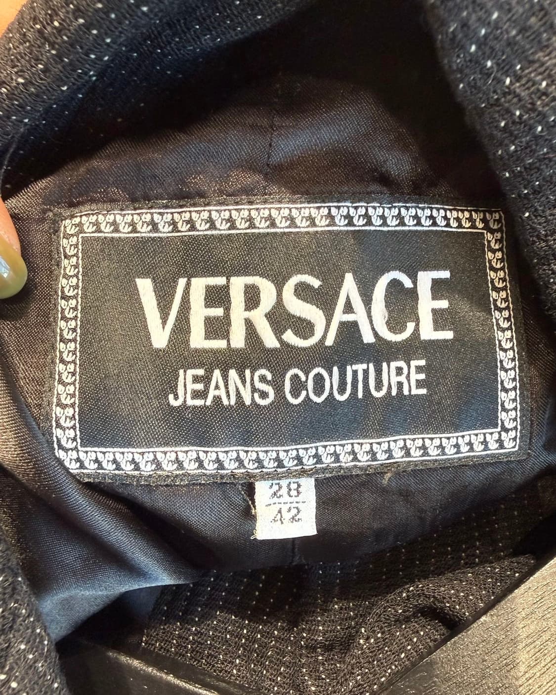 베르사체 진스 쿠튀르 블랙 4b 블레이저 자켓  상품이미지8