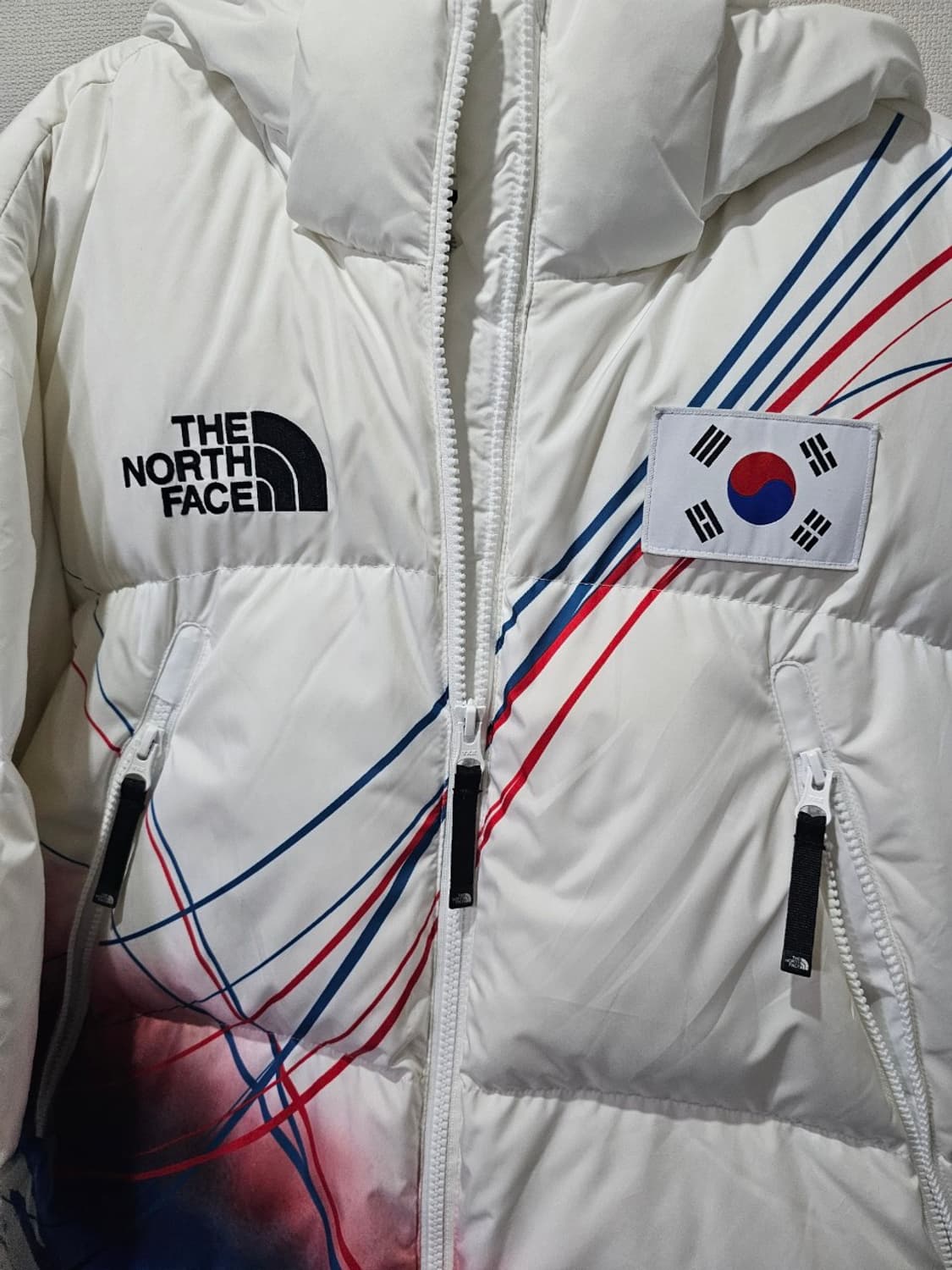 노스페이스 밀라노 올림픽 팀코리아 국대 패딩 90 / S 상품이미지3