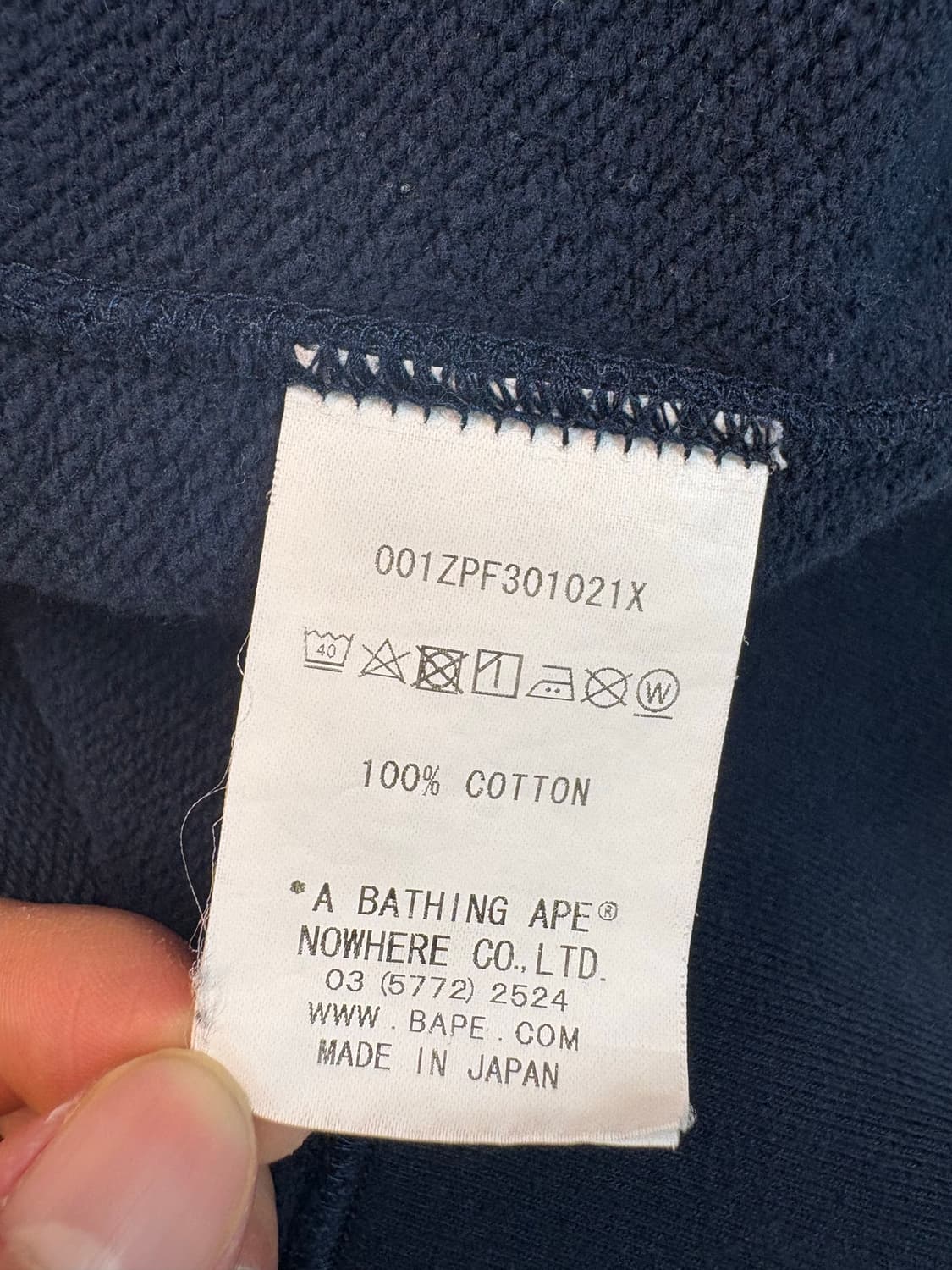 베이프 네이비 x 레드 카모 샤크 후드집업 M 상품이미지9