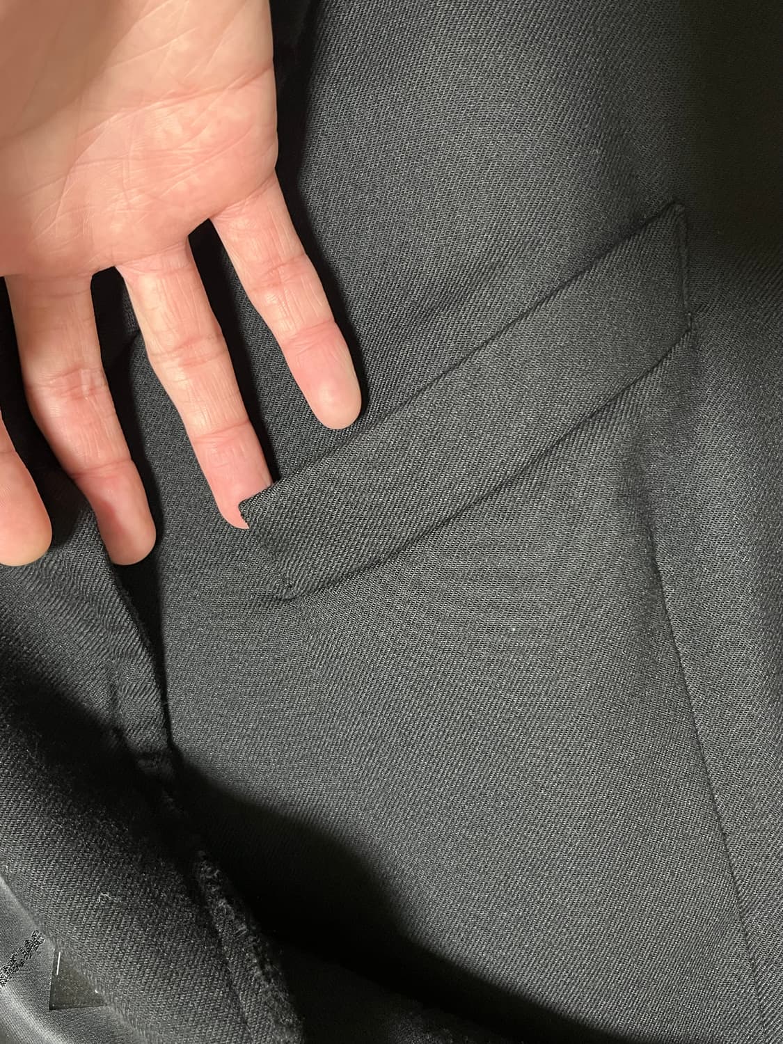 [46] 디스트로이드 오버 코트 블랙 상품이미지10