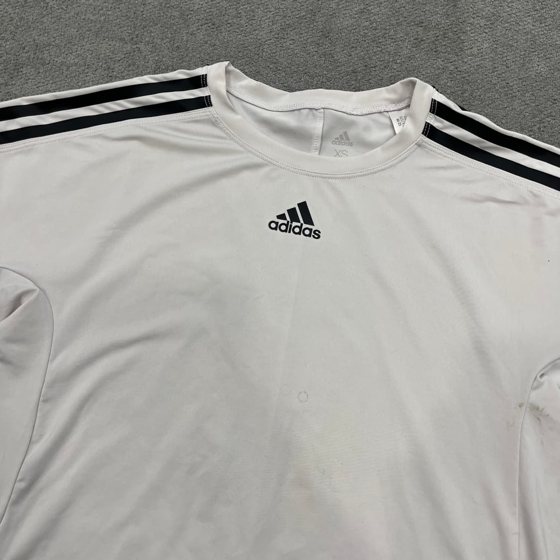 XS 아디다스 삼선 타이 티셔츠 상품이미지2