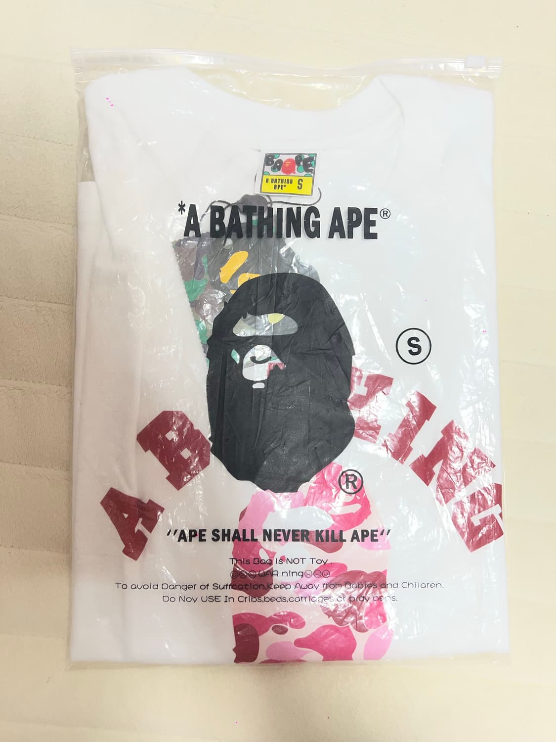  ABC 카모 컬리지 티셔츠 상품이미지3