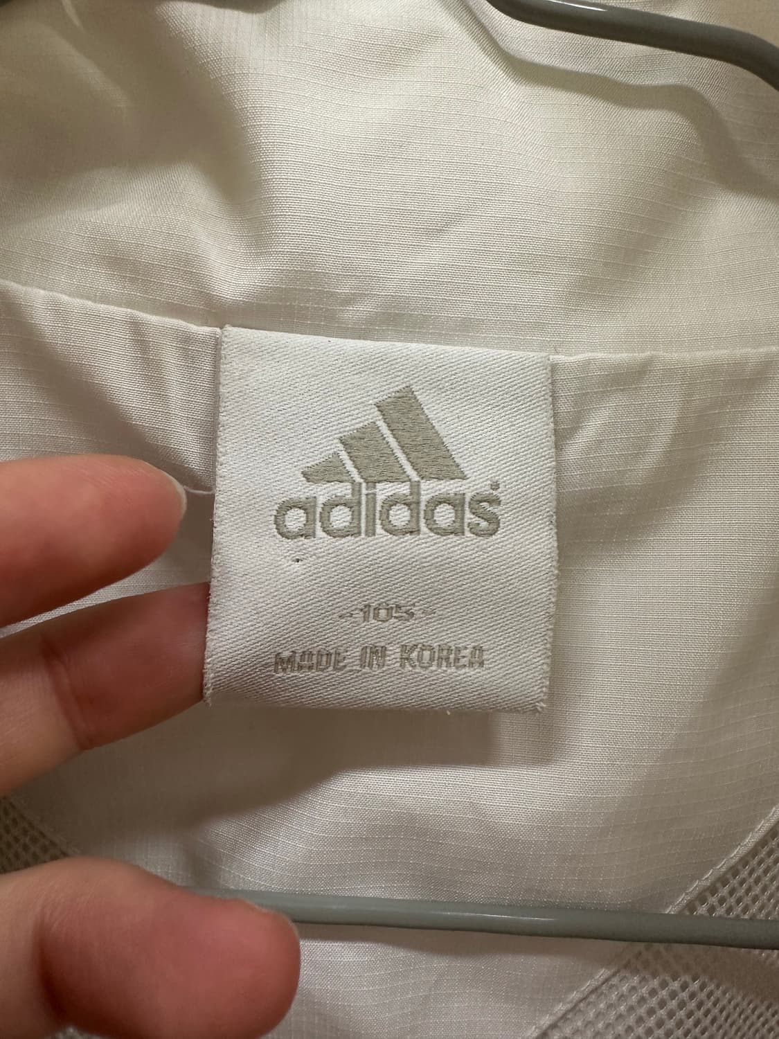 아디다스 흰검 바람막이 집업 상품이미지2