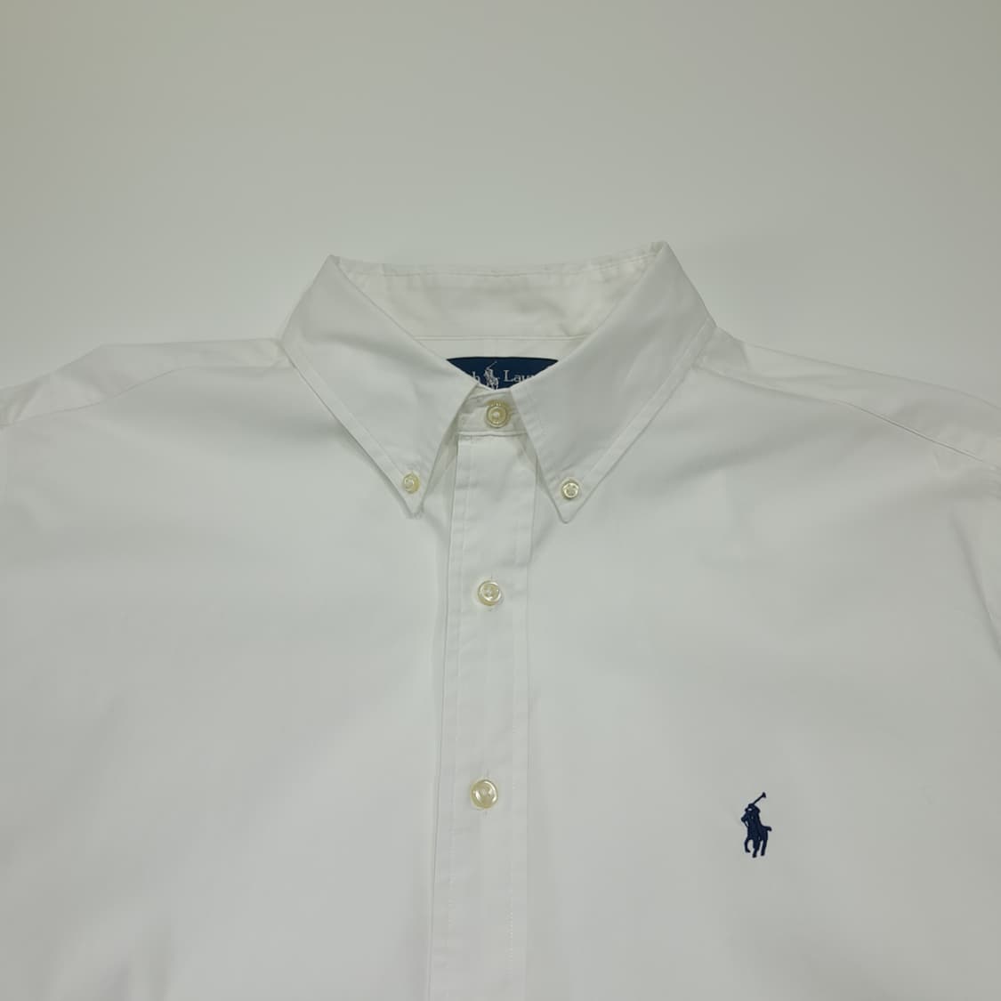 CL470 2XL 폴로 00s 코튼 핀포인트 화이트 셔츠 남방 상품이미지2