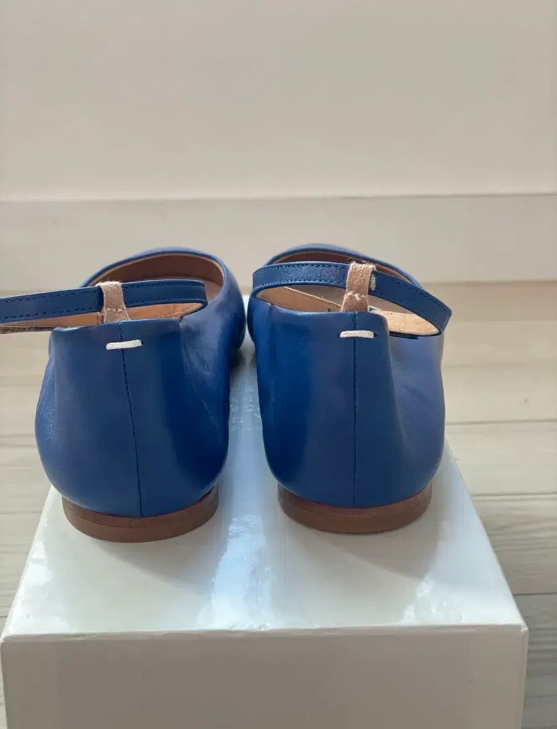 마르지엘라 블루 스트랩플랫슈즈 37 상품이미지2