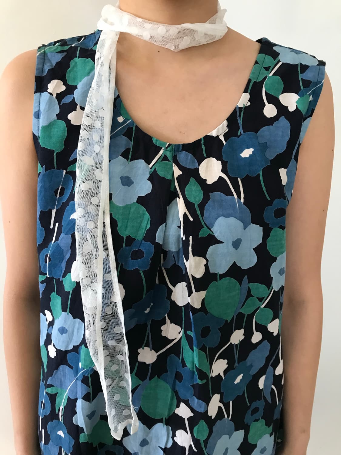 마리메코깔 패턴 원피스 상품이미지2