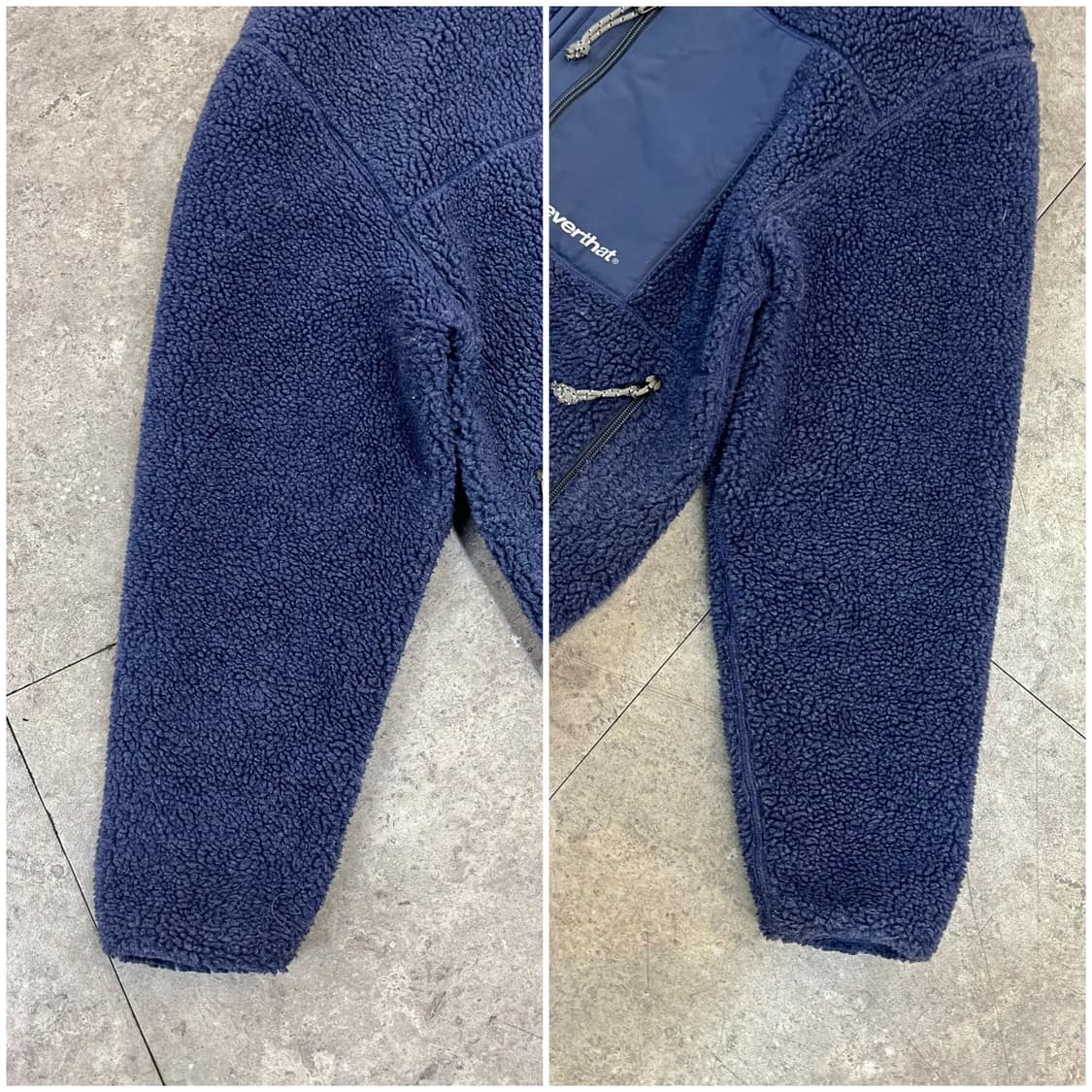 디스이즈네버뎃 플리스 자켓 블루 S #csz2310 상품이미지6