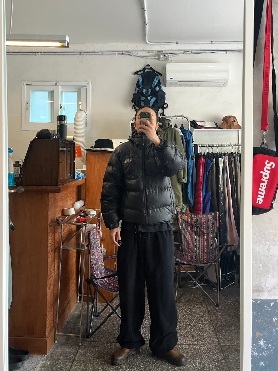 노스페이스 타호 블랙패딩 상품이미지4