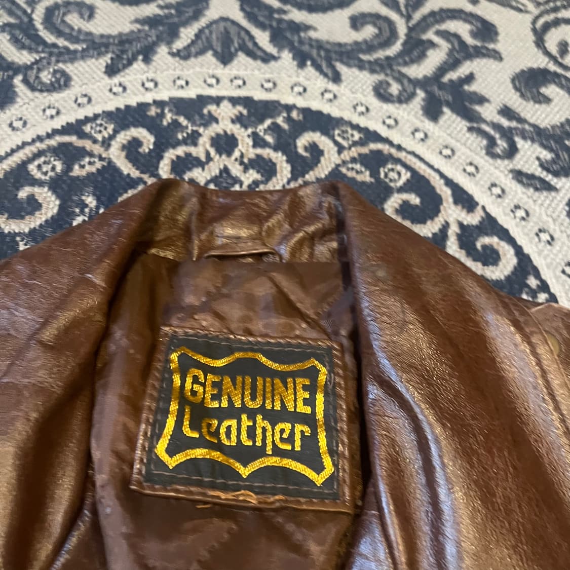 Genuine Leather Jacket/W2205 상품이미지4