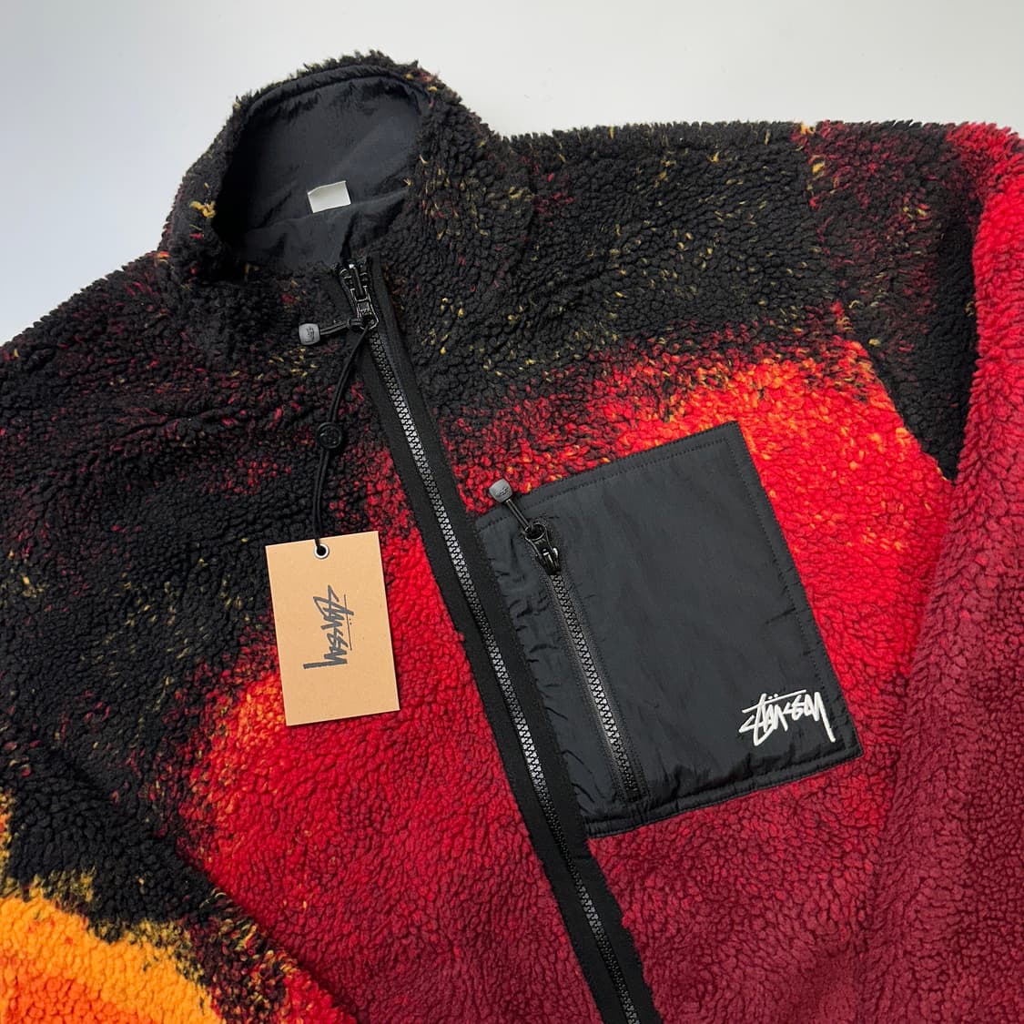 STUSSY 스투시 리버시블 쉐르파 플리스 자켓 상품이미지3