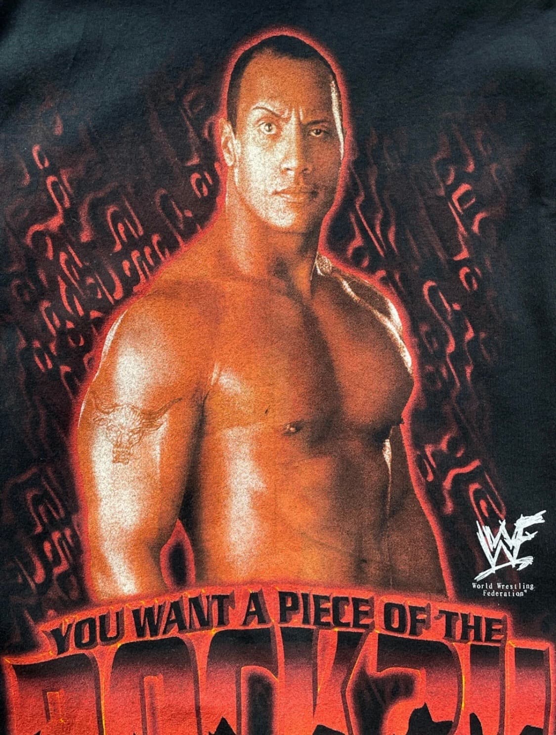 2002 빈티지 더 락 레슬링 티셔츠 상품이미지3