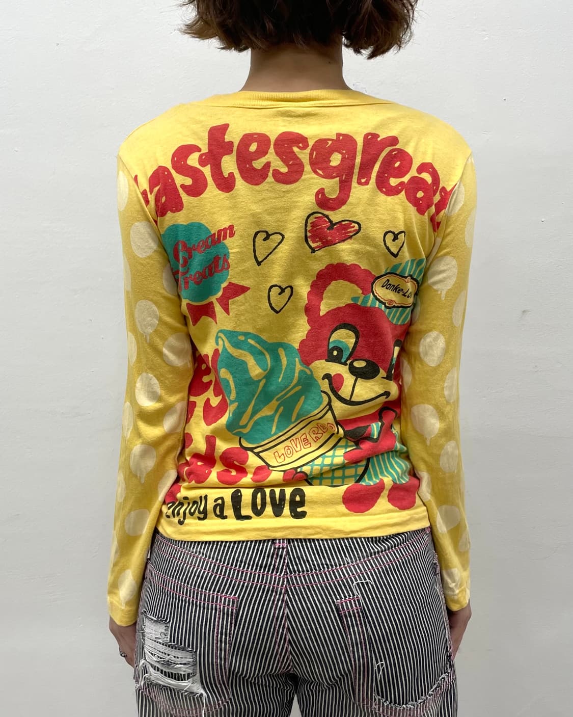 Love Revolution Bear Dot Yellow Sleeve 상품이미지3