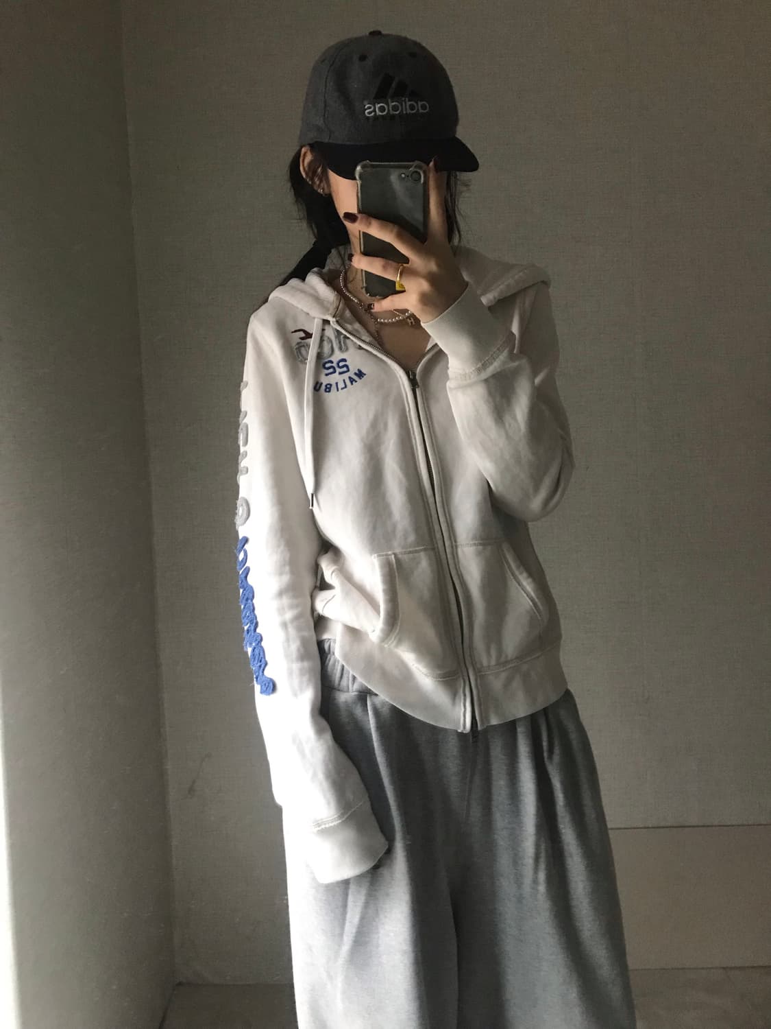 홀리스터 크림 후드집업 상품이미지2