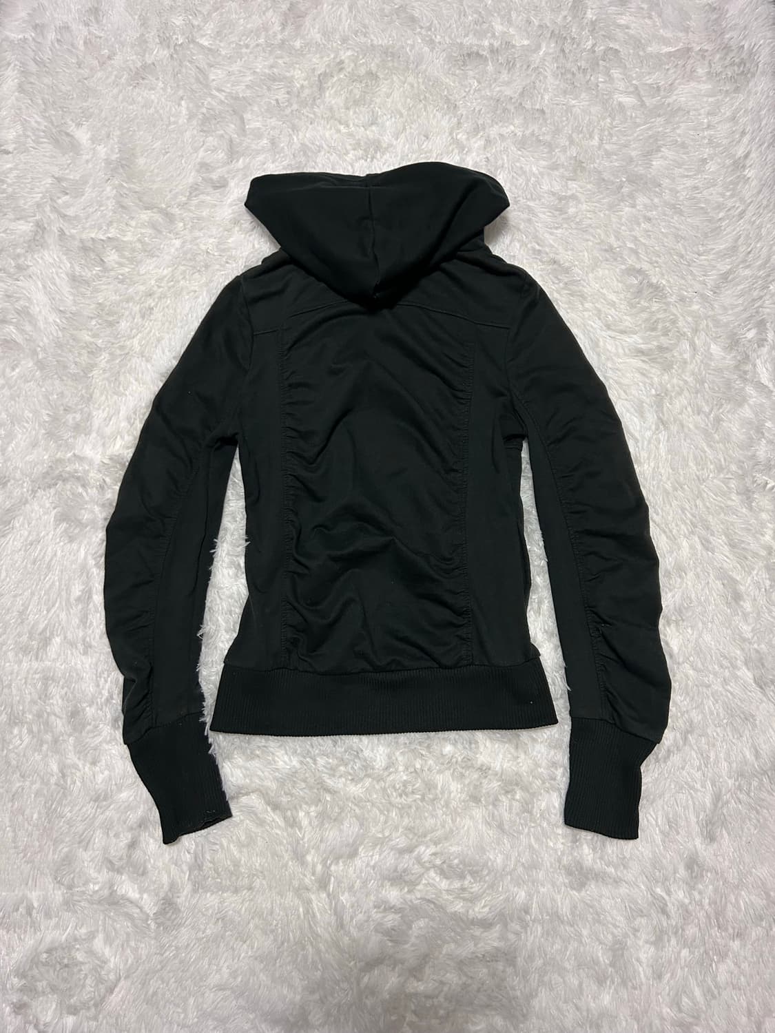shirring hood zip-up 상품이미지6