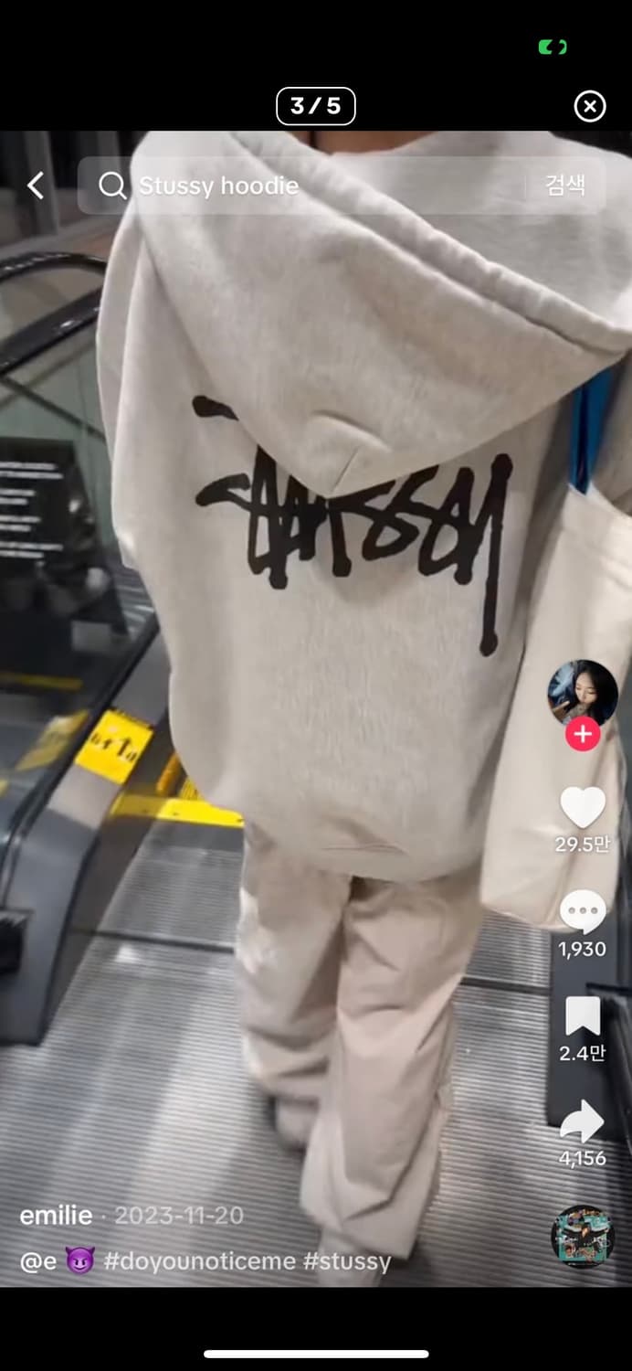 스투시 후드티 (택달림) 상품이미지4