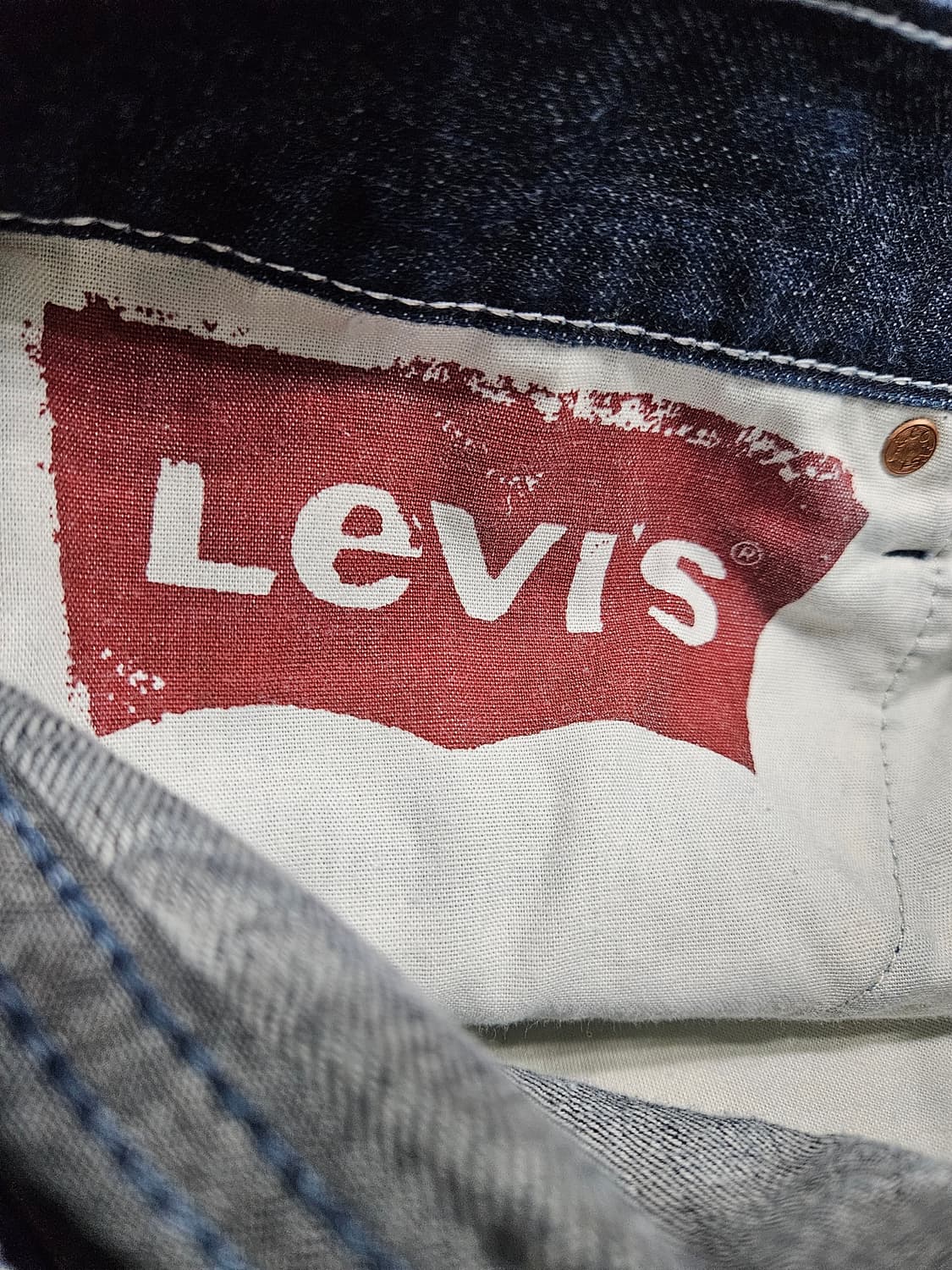 리바이스 514 네이비 남성 허리 34 데님팬츠  상품이미지3