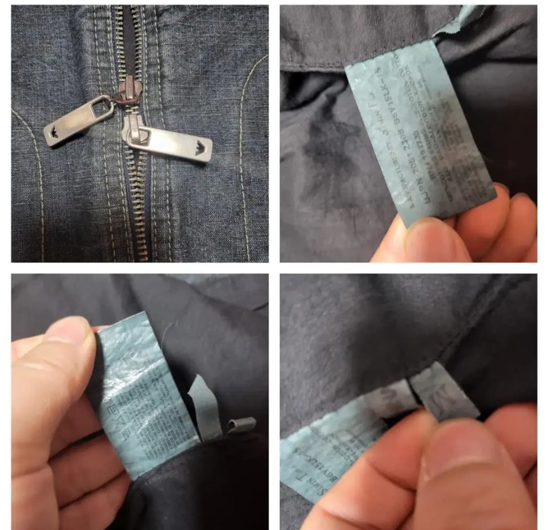 (M) 05ss 알마니진스 AJ 데님자켓 엠포리오아르마니청자켓 상품이미지9